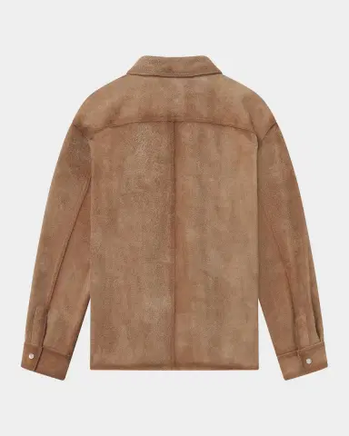 Frame Men's Suede Snap-Front Shirt Jacket | Thumbnail 9