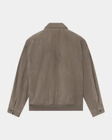 Frame Men's Suede Full-Zip Bomber Jacket | Thumbnail 9 Frame Men's Suede Full-Zip Bomber Jacket | Thumbnail 9