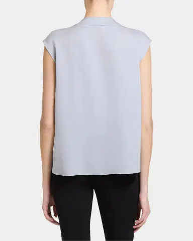 Theory Pleated Silk Top | Thumbnail 3 Theory Pleated Silk Top | Thumbnail 3
