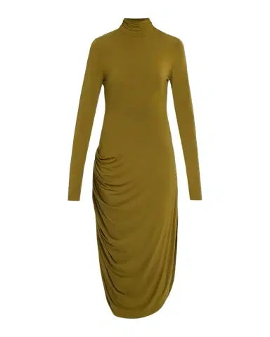 Proenza Schouler Imogen Draped Turtleneck Dress | Thumbnail 1