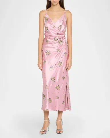 Milly Rae Floral Midi Dress | Thumbnail 2 Milly Rae Floral Midi Dress | Thumbnail 2