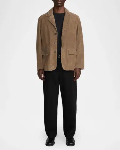 Frame Men's Suede Single-Breasted Blazer | Thumbnail 2