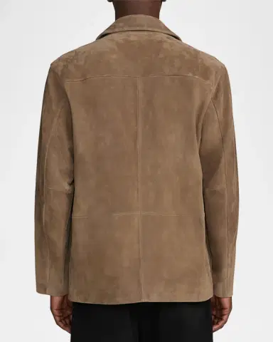 Frame Men's Suede Single-Breasted Blazer | Thumbnail 3