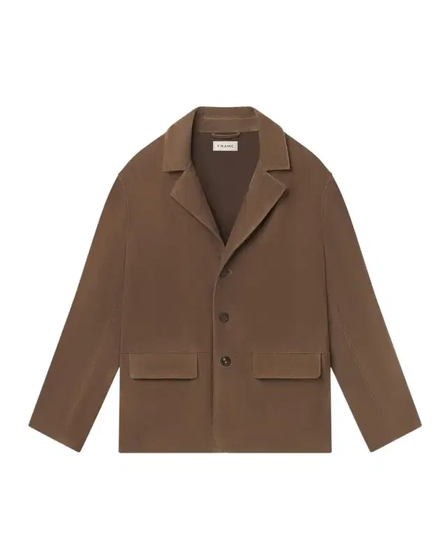 Frame Men's Suede Single-Breasted Blazer