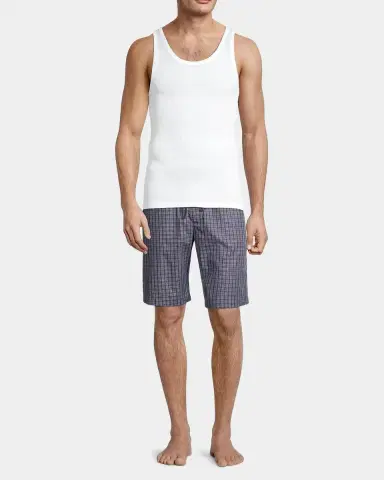 Hanro Men's Night & Day Woven Drawstring Shorts | Thumbnail 2