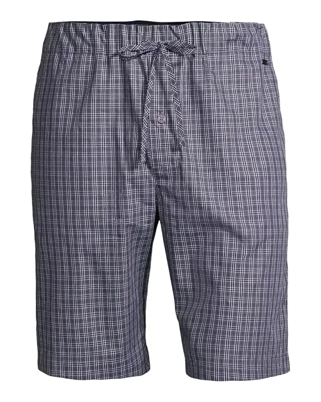 Hanro Men's Night & Day Woven Drawstring Shorts
