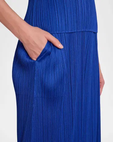 Issey Miyake Monthly Colors: July Pleated Wide-Leg Crop Pants | Thumbnail 5