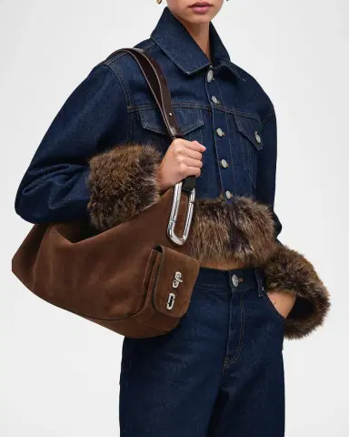 Marc Jacobs Scene Large Suede Hobo Bag | Thumbnail 2 Marc Jacobs Scene Large Suede Hobo Bag | Thumbnail 2