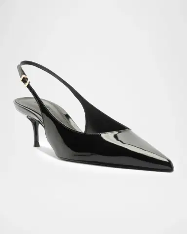 Schutz Paola 65MM Patent Leather Slingback Pumps | Thumbnail 2