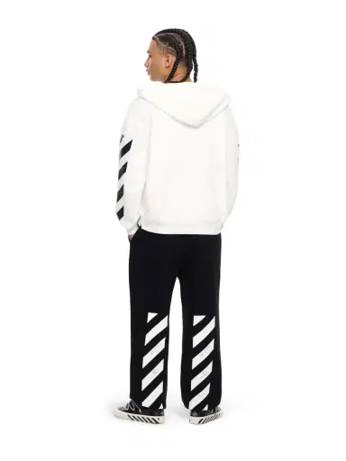 Off-White L/AB Core Diagonal Zip Hoodie | Thumbnail 4 Off-White L/AB Core Diagonal Zip Hoodie | Thumbnail 4
