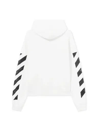 Off-White L/AB Core Diagonal Zip Hoodie | Thumbnail 1 Off-White L/AB Core Diagonal Zip Hoodie | Thumbnail 1