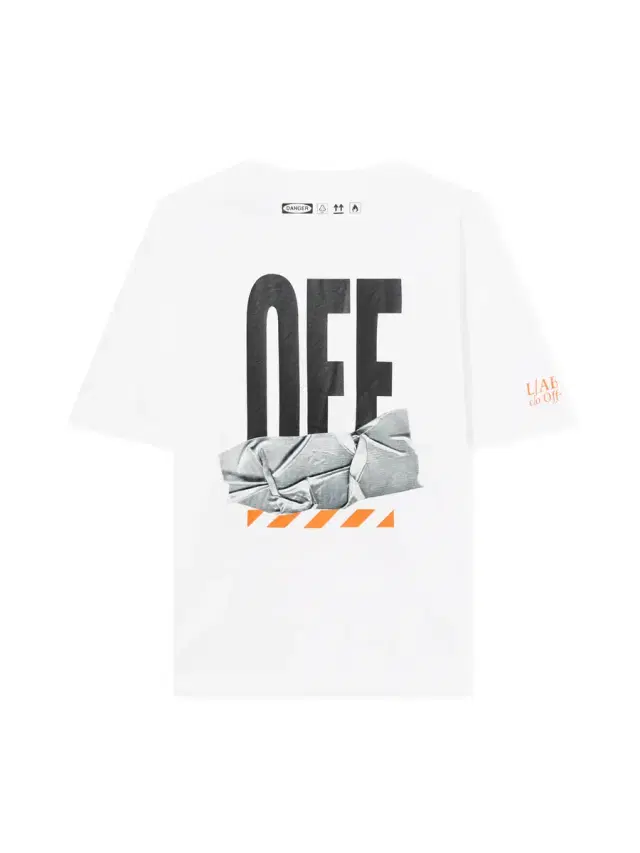 Off-White L/AB Off Active Duct Tape T-Shirt