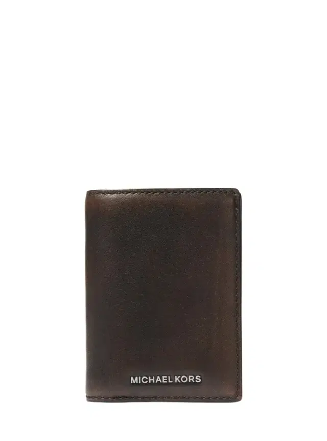 Michael Kors Collection Hudson Leather Folio Card Case