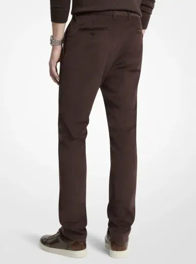 Michael Kors Collection Slim-Fit Cotton Blend Corduroy Pants | Thumbnail 2 Michael Kors Collection Slim-Fit Cotton Blend Corduroy Pants | Thumbnail 2