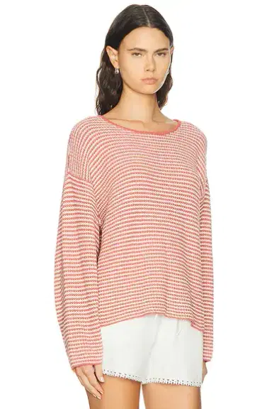 DONNI. The Cotton Knit Stripe Sweater | Thumbnail 2