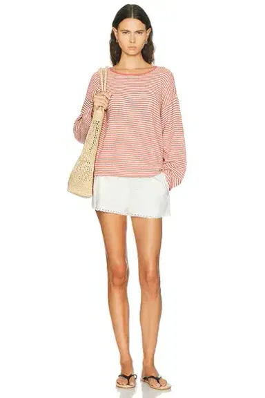 DONNI. The Cotton Knit Stripe Sweater | Thumbnail 4