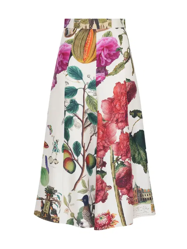 Libertine Hollyhock Tulip Midi Skirt