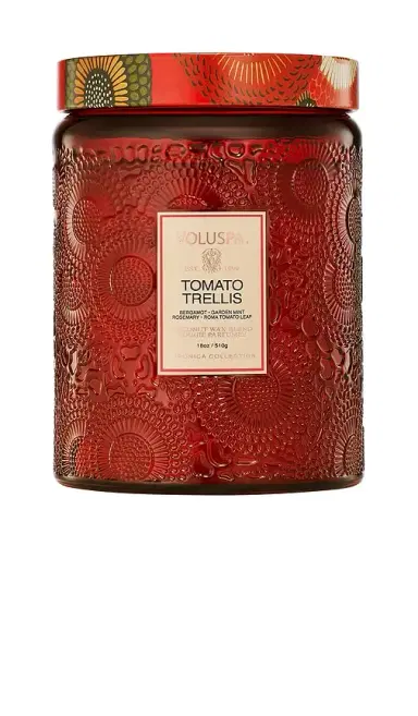 Voluspa Tomato Trellis 18oz Large Jar | Thumbnail 1