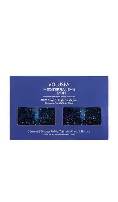Voluspa Mediterranean Lemon Wall Plugin Twin Refill Pack | Thumbnail 1