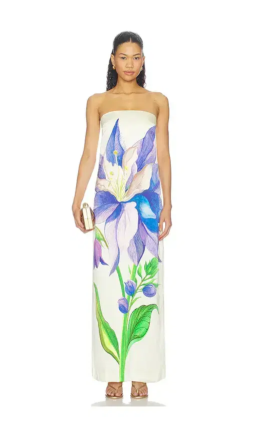 LA FUORI Iris Of The Sapphire Garden Dress