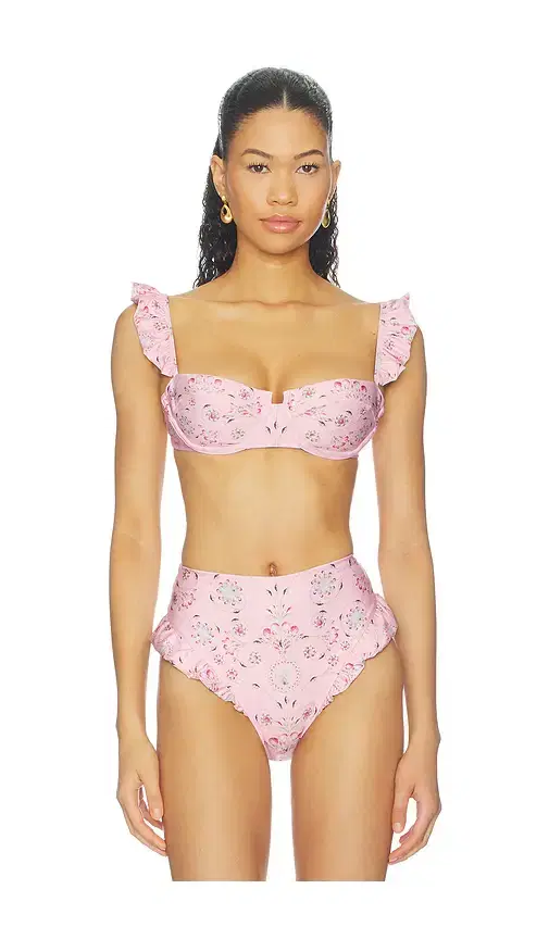 Agua by Agua Bendita Kiwi Bikini Top