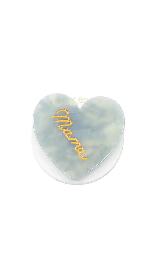 Solar Eclipse Hand-Painted Mama Heart Grip Charm
