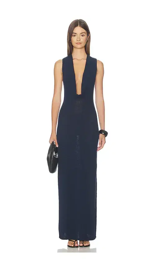 L'Academie Mckayla Cowl Maxi Dress