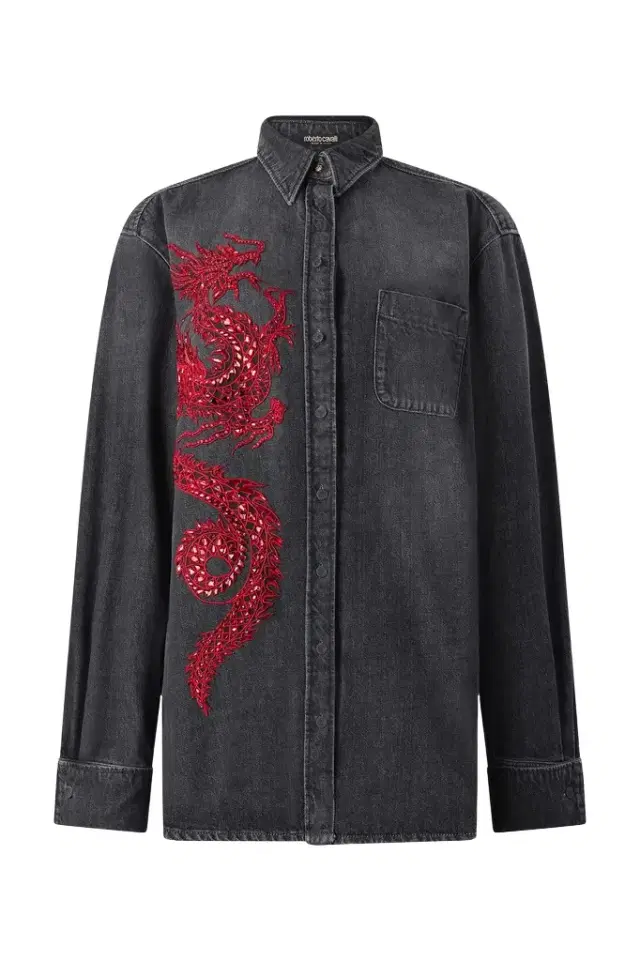 Roberto Cavalli Shirt With Embroidery And Sequins