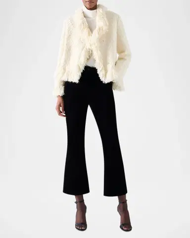 Akris punto Bouclé Tweed Wool-Blend Jacket | Thumbnail 2