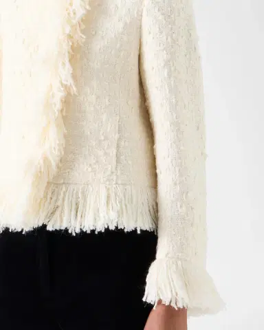 Akris punto Bouclé Tweed Wool-Blend Jacket | Thumbnail 5