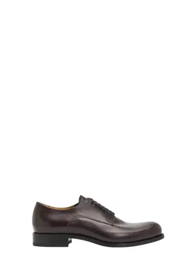 Christian Louboutin Men's Moustachou Red-Sole Leather Derby Shoes | Thumbnail 1