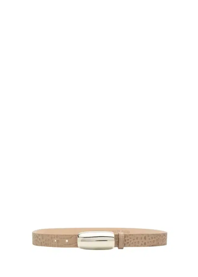 L'Agence x Streets Ahead Marlowe Croc-Embossed Leather Belt