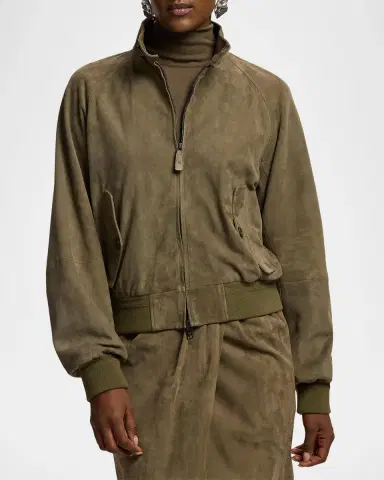 Ralph Lauren Collection Torrence Suede Jacket | Thumbnail 4 Ralph Lauren Collection Torrence Suede Jacket | Thumbnail 4