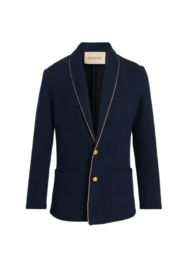 Valentino Garavani Men's Cotton Jersey Knit Jacket
