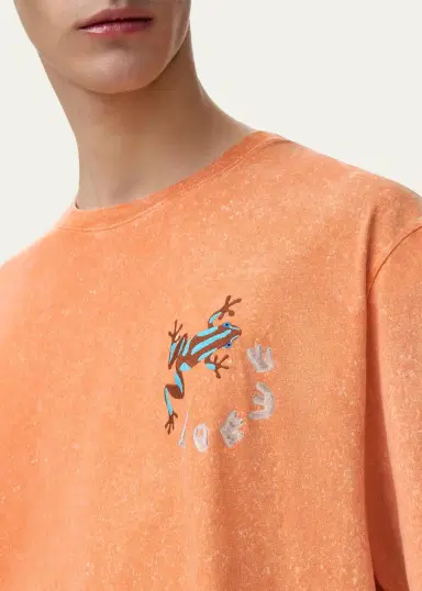 Loewe x Paula's Ibiza Men's Embroidered Frog T-Shirt | Thumbnail 5 Loewe x Paula's Ibiza Men's Embroidered Frog T-Shirt | Thumbnail 5