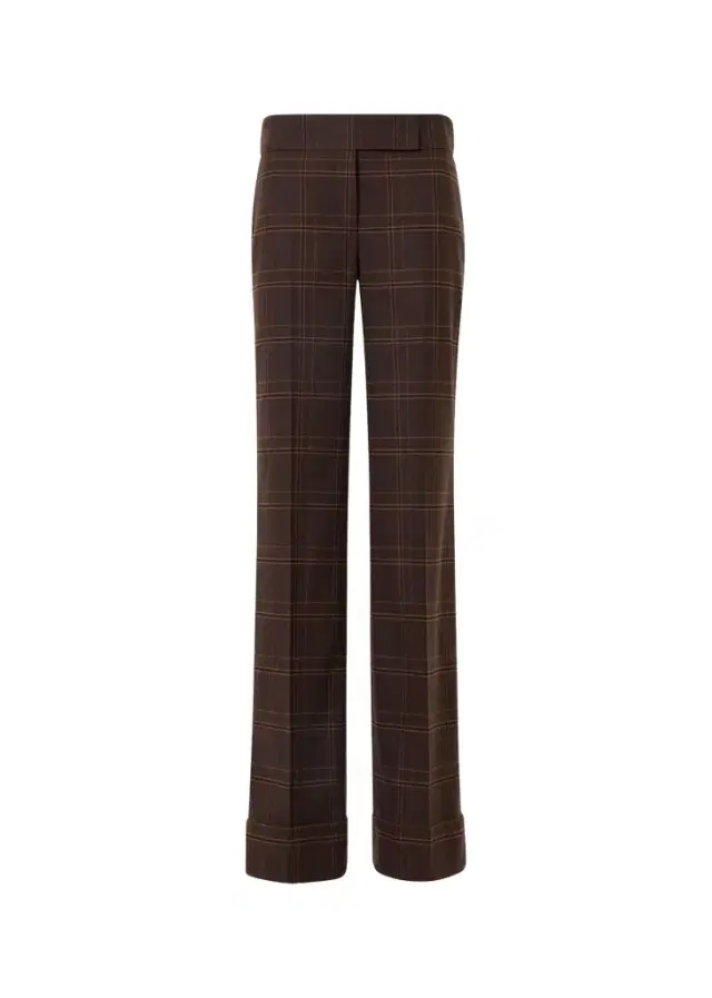 Akris punto Milly Blanket Check Flannel Pants