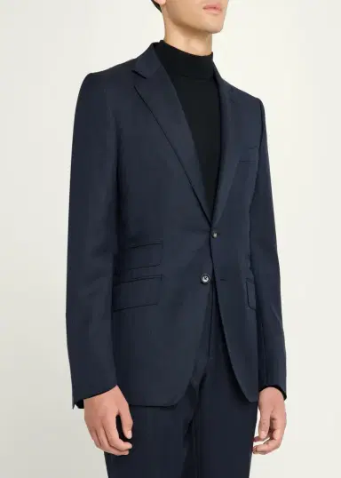 Tom Ford Men's Wool Herringbone Two-Piece Suit | Thumbnail 4