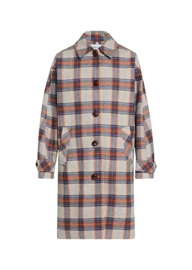 Veronica Beard Laurent Plaid Dickey Coat