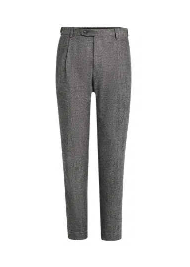 Brioni Men's Wool Flannel Trousers | Thumbnail 1