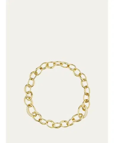 Paul Morelli 18K Yellow Gold Diamond Ultimate Link Necklace with Diamonds | Thumbnail 1