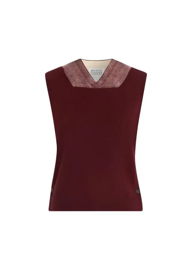 MM6 MAISON MARGIELA Fused Wool Knit Vest