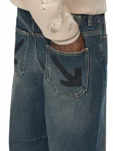 Off-White Half Arrow Tapered Jeans | Thumbnail 5 Off-White Half Arrow Tapered Jeans | Thumbnail 5