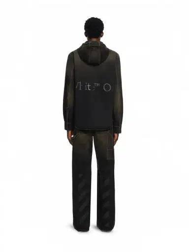 Off-White Bookish Hooded Denim Shirt | Thumbnail 4 Off-White Bookish Hooded Denim Shirt | Thumbnail 4