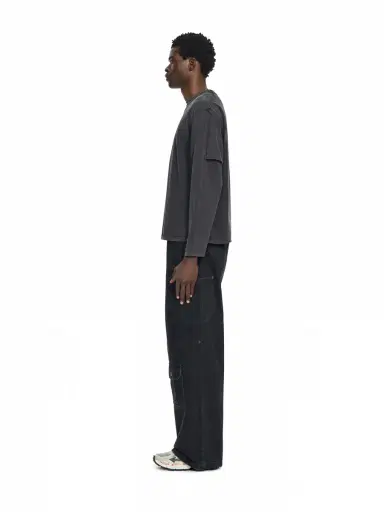 Off-White Swimming Face Long Sleeve T-Shirt | Thumbnail 3 Off-White Swimming Face Long Sleeve T-Shirt | Thumbnail 3