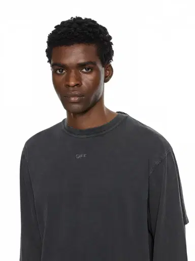 Off-White Swimming Face Long Sleeve T-Shirt | Thumbnail 5 Off-White Swimming Face Long Sleeve T-Shirt | Thumbnail 5