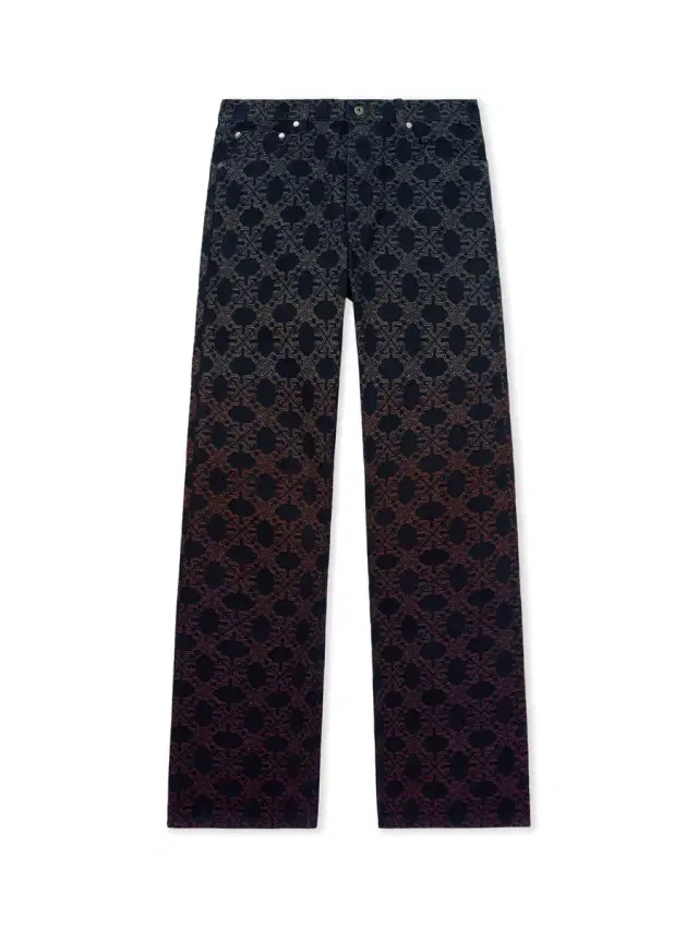 Off-White Arrow Monogram Degradé Jacquard Jeans