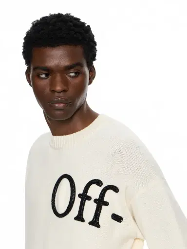 Off-White Bookish Shared Knit Crewneck | Thumbnail 5