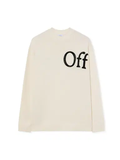 Off-White Bookish Shared Knit Crewneck | Thumbnail 1