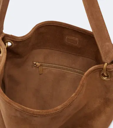 Nili Lotan Cooper Medium suede shoulder bag | Thumbnail 3
