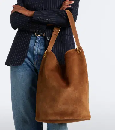 Nili Lotan Cooper Medium suede shoulder bag | Thumbnail 5